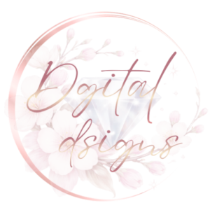 Dgitaldsigns web icon golden ring with sakura flowers and diamond symbol